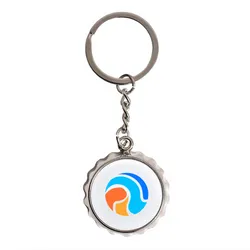 Custom Bottle Cap Bottle Opener Keychains