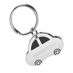 Custom Car Shaped Metal Keychains