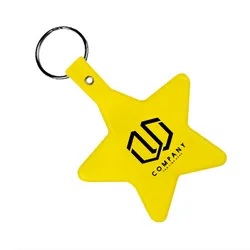 Custom Star Flexible Keychains