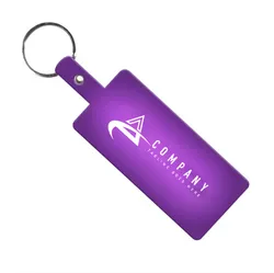 Custom Rectangle Flexible Keychains
