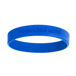 Custom 1/2 inch Debossed Wristband