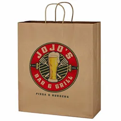 Custom Kraft Brown Paper Bag