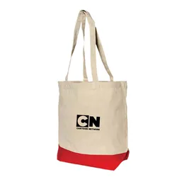 Bottom Gusset Color Cotton Tote Bags
