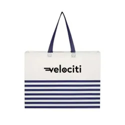 Horizontal Stripe Tote Bags