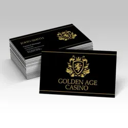 Custom Raised Foil Business Cards