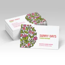 Custom Linen Uncoated Business Cards