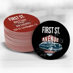 Custom Circle Business Cards