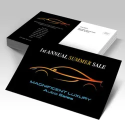 Custom Raised Spot UV Postcards