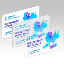 Custom Plastic Postcards
