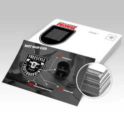 Custom Black Edge Postcards