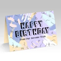 Custom Gloss Cover Greeting Cards