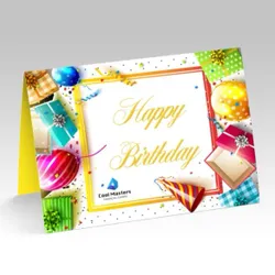 Custom 14PT Uncoated Standard Greeting Cards