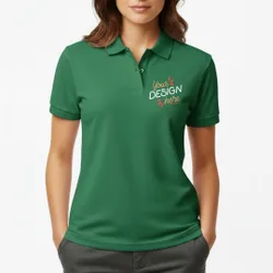 Unisex Midweight Double Pique Polo