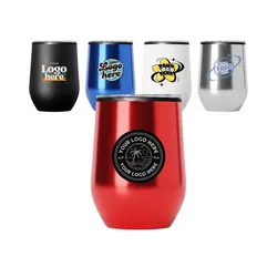 12 oz Stainless Steel Wine Tumbler