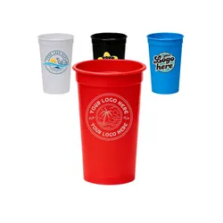 12 oz Plastic Stadium Cup
