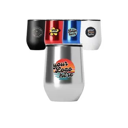 12 oz Stainless Steel Wine Tumbler Gift Set