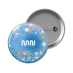 Glitter Round Buttons