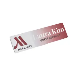 UV Printed Metal Name Badge Buttons