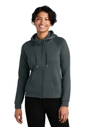 Allmade Women's Organic CVC Fleece Full-Zip Hoodie