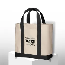 Two Tone Cotton Canvas Bags