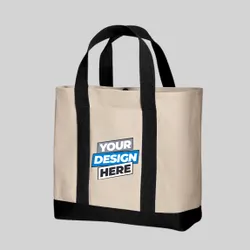 Two Tone Cotton Canvas Bags