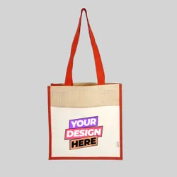 Recycled Cotton Jute Tote Bags