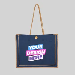 Economy Paradise Jute Tote Bag