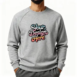 Allmade Unisex Organic CVC Fleece Crewneck Sweatshirt