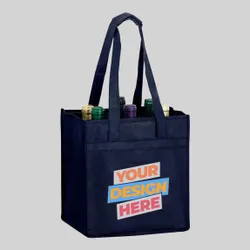 6-Bottle Wine Tote Bag