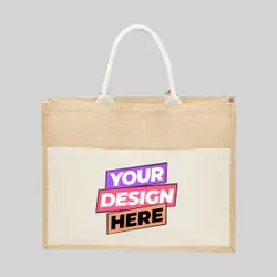 Promotional Paradise Jute Tote Bag
