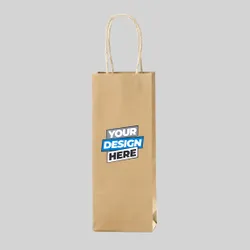 Kraft Paper Wine Tote Bags