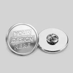 Silver Polished Pins