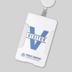 Custom Visitor ID Name Badges