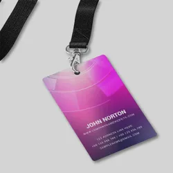 Custom Glossy ID Name Badges