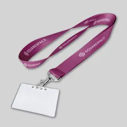 Custom Nylon Lanyard with Badge Holders