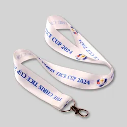 Custom Heat Transfer Satin Ribbon Lanyards