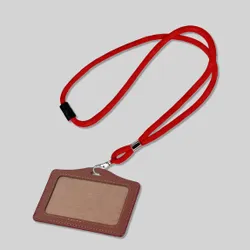 Custom Tubular Lanyard with Badge Holders