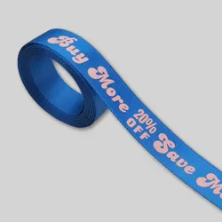 Custom Silk Screen Printed Ribbons