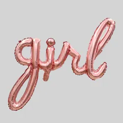 "Girl" Letter Balloon