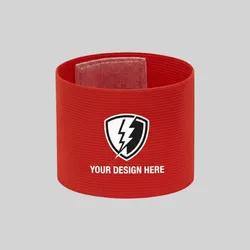 Captain Armband with Velcro and Elastic Loop Wristband