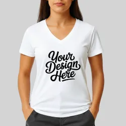 Port & Company ® Women Tri-Blend V-Neck T-Shirt