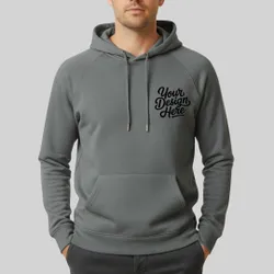Allmade Unisex Organic CVC Fleece Pullover Hoodie