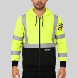 CornerStone® ANSI 107 Class 3 Heavy-Duty Fleece Full-Zip Hoodie