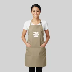Port Authority® Easy Care Extra Long Bib Apron with Stain Release