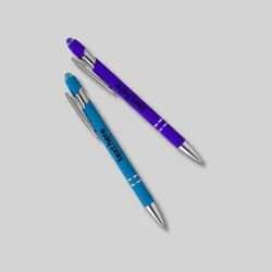 Custom Ellipse Softy Brights Stylus Pens