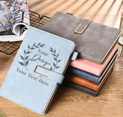 Leather Notebook with Pen