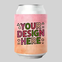 Full Color Slap Wrap Can Sleeves