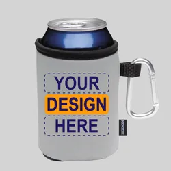 Koozie® Collapsible Can Coolers with Carabiner