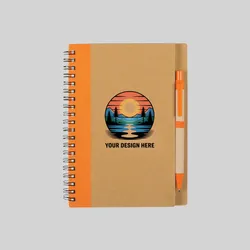 Promo Eco-Inspired Spiral Notebook & Pen