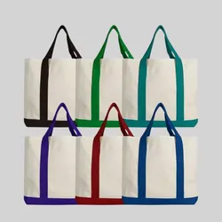 Blank Tone Cotton Canvas Bag